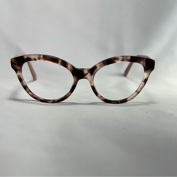 Prada Round Pale Pink & Brown Tortoise Eyeglasses - Frames only - Picture 4 of 7